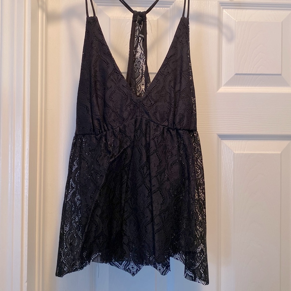 Lace tank top
